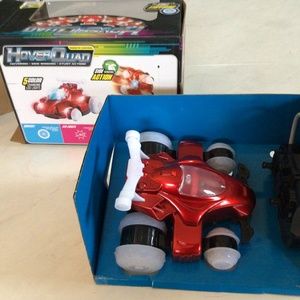 Mini Radio Controlled HoverQuad Red Light-Up Stunt Car